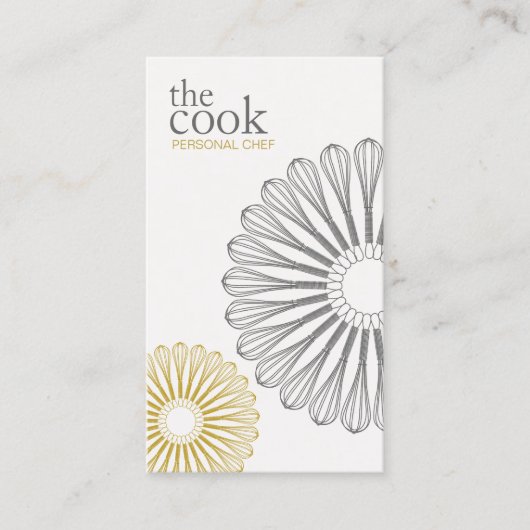 Catering Chef Whisk, Culinair Visitekaartje (Voorkant)