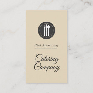 Catering Company Professional Chef Visitekaartje