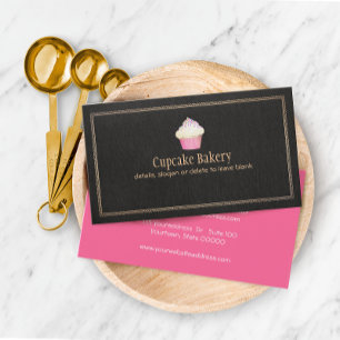 Catering Cupcake Bakery Pastry Chef Visitekaartje