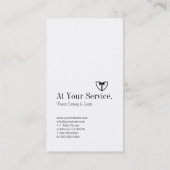 Catering en evenementen 2 Visitekaartje (Achterkant)