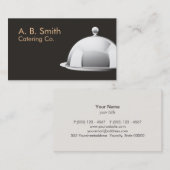 Catering en persoonlijk chef-kok Visitekaartje (Voorkant / Achterkant)