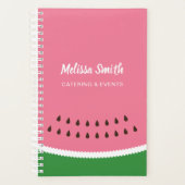 Catering en planning van evenementen planner (Voorkant)