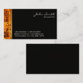 Catering Flaming Fire Hot Foods Professional Visitekaartje (Voorkant / Achterkant)