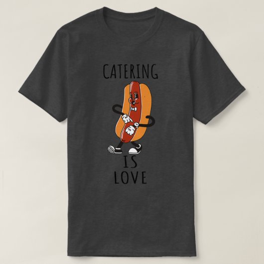 Catering is liefde 6 t-shirt (Design voorkant)