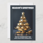 Catering Kerstboomchefs zakelijke catering Feestdagenkaart (Voorkant)