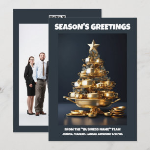 Catering Kerstboomchefs zakelijke catering Feestdagenkaart