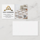 Catering-Logo | Bord Banquet Events Visitekaartje (Voorkant / Achterkant)