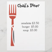 Catering menu (Voorkant)