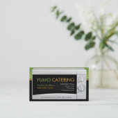 Catering Microgolf Hospitality Visitekaartje (Staand voorkant)