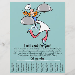Catering of Personal chef-promo flyer