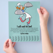 Catering of Personal chef-promo flyer (Hand)