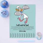 Catering of Personal chef-promo flyer (Enkel)