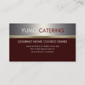 Catering Oven Hospitality Visitekaartje (Achterkant)