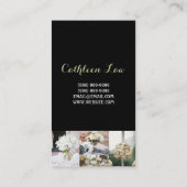 Catering Party Wedding Planner Restaurant Visitekaartje (Achterkant)