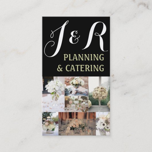 Catering Party Wedding Planner Restaurant Visitekaartje (Voorkant)