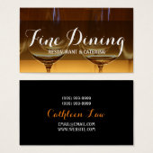 Catering Party Wedding Planner Restaurant Visitekaartje (Voorkant /achterkant)