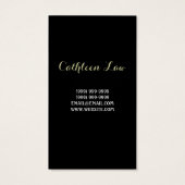 Catering Party Wedding Planner Restaurant Visitekaartjes (Achterkant)