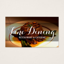 Catering Party Wedding Planner Restaurant Visitekaartjes