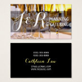 Catering Party Wedding Planner Restaurant Visitekaartjes (Voorkant /achterkant)