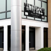 Catering Personal Chef Kitchen Gold Qr Logo Silver Spandoek (Buitenkant Gebouw)