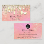 Catering Personal Chef Kitchen Knifes Golden Drids Visitekaartje (Voorkant / Achterkant)