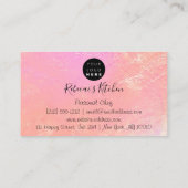 Catering Personal Chef Kitchen Knifes Golden Drids Visitekaartje (Achterkant)