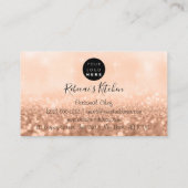 Catering Personal Chef Kitchen Knifes Roos Glitter Visitekaartje (Achterkant)
