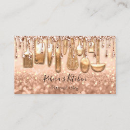 Catering Personal Chef Kitchen Roos Confetti Visitekaartje