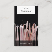 Catering, Personal Chef, Pasta Restaurant, modern Visitekaartje (Voorkant)