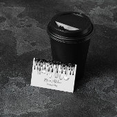 Catering Personal Chef Restaurant Black Drip Grey Visitekaartje