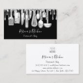 Catering Personal Chef Restaurant Drift Black Visitekaartje (Voorkant / Achterkant)