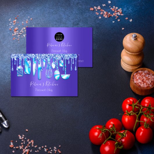 Catering Personal Chef Restaurant Drip BlueKitchen Visitekaartje