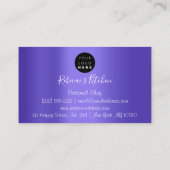 Catering Personal Chef Restaurant Drip BlueKitchen Visitekaartje (Achterkant)