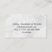 Catering Personal Chef Restaurant Drip Red Gold B Visitekaartje (Achterkant)