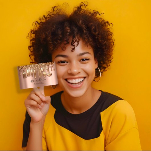 Catering Personal Chef Restaurant Drip Roos Gold Visitekaartje