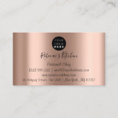 Catering Personal Chef Restaurant Drip Roos Gold Visitekaartje (Achterkant)