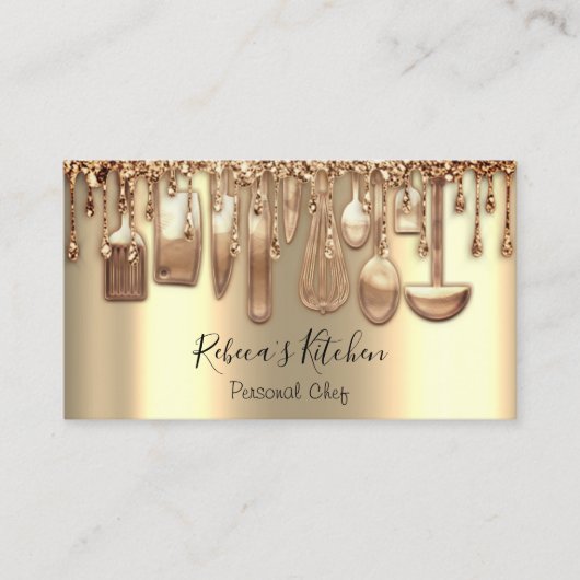 Catering Personal Chef Restaurant Drip Roos VIP Visitekaartje (Voorkant)