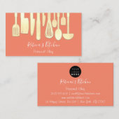 Catering Personal Chef Restaurant Kitchen Sinaasap Visitekaartje (Voorkant / Achterkant)