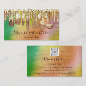 Catering Personal Chef Restaurant QR Code Drives Visitekaartje (Voorkant / Achterkant)