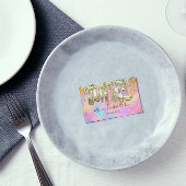 Catering Personal Chef Restaurant QR Code Roze Visitekaartje