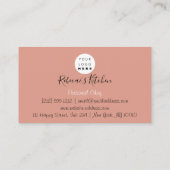Catering Personal Chef Restaurant Roos Drift Visitekaartje (Achterkant)