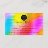 Catering Personal Chef Restaurant Roze gereedschap Visitekaartje (Achterkant)