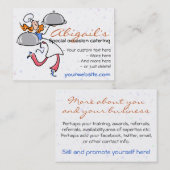 Catering Personal Gourmet Chef sjabloon Visitekaartje (Voorkant / Achterkant)