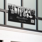 Catering Persoonlijke Chef Kitchen Gold Qr Code Lo Spandoek (Buitenkant Gebouw)