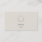  catering persoonlijke chef-kok restaurant visitekaartje (Voorkant)