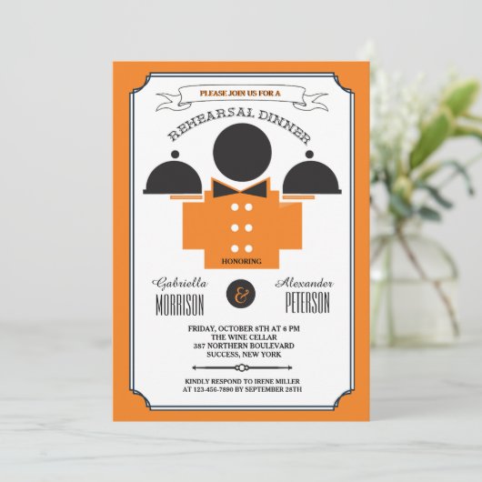 Catering repetitief diner kaart (Staand voorkant)