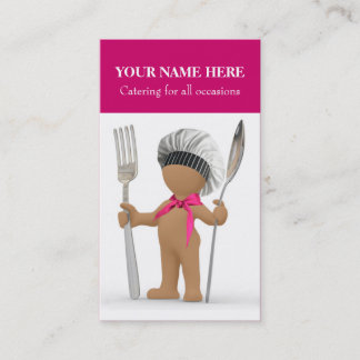 Catering: Restaurant Cafe Bistro "Cool Chef" Visitekaartje
