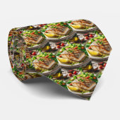 Catering Restaurant Vis Markt Oberman Stroppen Stropdas (Opgerold)