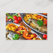 Catering Seafood Restaurant Visitekaartje (Achterkant)