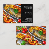 Catering Seafood Restaurant Visitekaartje (Voorkant / Achterkant)